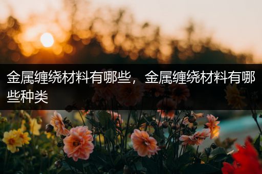 金属缠绕材料有哪些，金属缠绕材料有哪些种类