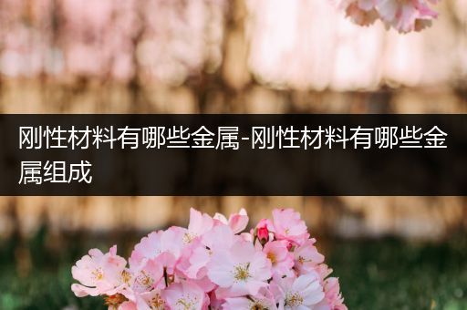刚性材料有哪些金属-刚性材料有哪些金属组成