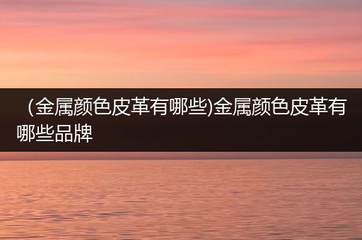 （金属颜色皮革有哪些)金属颜色皮革有哪些品牌