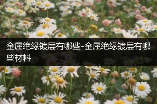 金属绝缘镀层有哪些-金属绝缘镀层有哪些材料