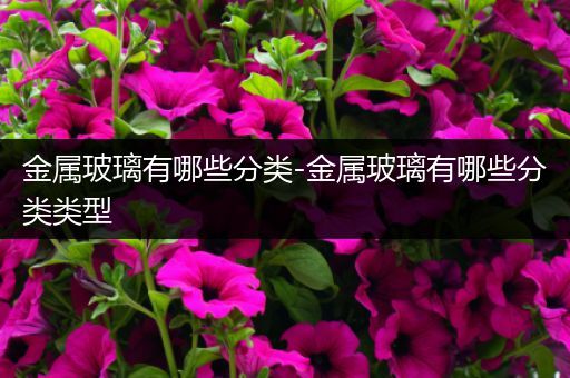 金属玻璃有哪些分类-金属玻璃有哪些分类类型