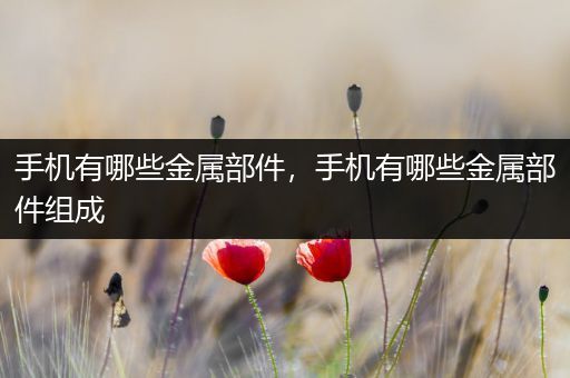 手机有哪些金属部件，手机有哪些金属部件组成