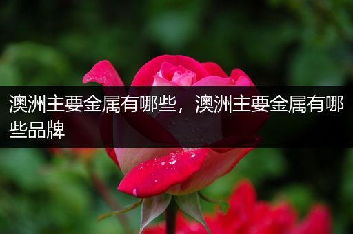 澳洲主要金属有哪些，澳洲主要金属有哪些品牌