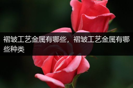 褶皱工艺金属有哪些，褶皱工艺金属有哪些种类