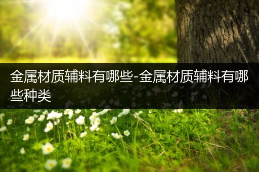 金属材质辅料有哪些-金属材质辅料有哪些种类