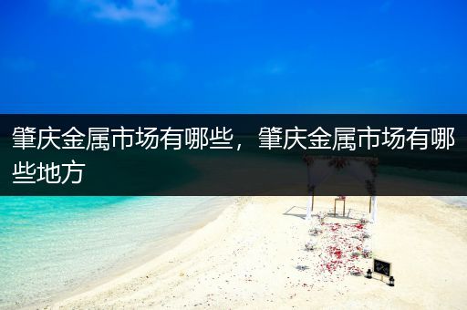 肇庆金属市场有哪些，肇庆金属市场有哪些地方