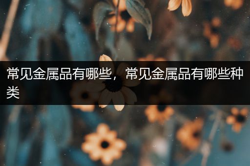 常见金属品有哪些，常见金属品有哪些种类