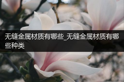 无缝金属材质有哪些_无缝金属材质有哪些种类