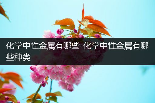 化学中性金属有哪些-化学中性金属有哪些种类