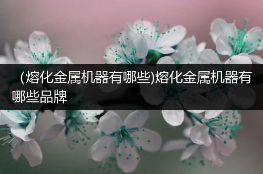 （熔化金属机器有哪些)熔化金属机器有哪些品牌
